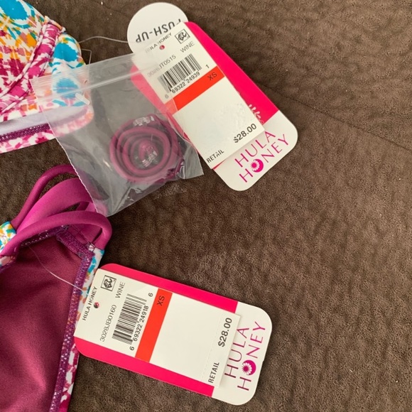3 NWT Hula Honey complete bikini sets xs - Picture 8 of 9